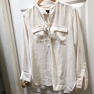 Ann Taylor Lace Up Tunic